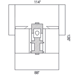 Orthopedic Drape Orthoarts® Hip Drape 114 W X 88 W X 126 L Inch Sterile 89345