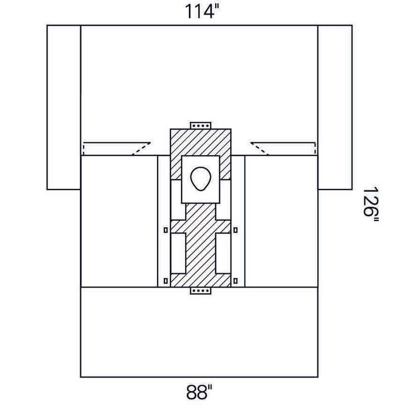 Orthopedic Drape Orthoarts® Hip Drape 114 W X 88 W X 126 L Inch Sterile 89345
