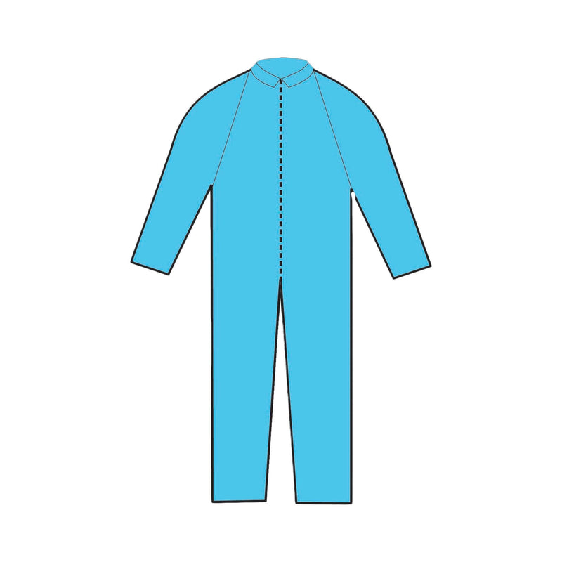 Coverall Blue Disposable NonSterile 75651