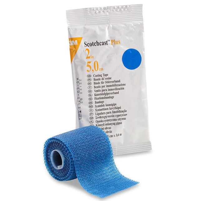 3M | Plus Casting Tape, 2" x 4 yds, Blue | 82002B-10