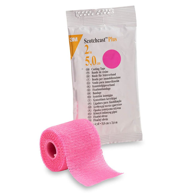 3M | Plus Casting Tape, 2" x 4 yds, Rose | 82002X-bx10