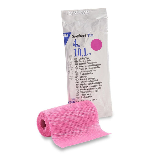 3M | Plus Casting Tape, 4" x 4 yds, Rose | 82004X-10