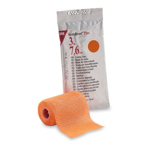 Plus Casting Tape, 3" x 4 yds, Bright Orange 82003W-bx10