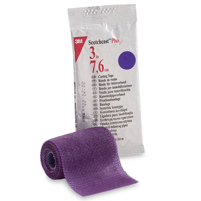 3M | Plus Casting Tape, 3" x 4 yds, Purple | 82003U-bx10