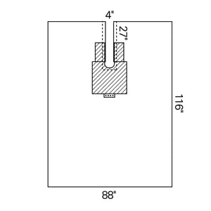 Surgical Drape Orthoarts Body Split Drape 88 W X 116 L Inch Sterile 89275