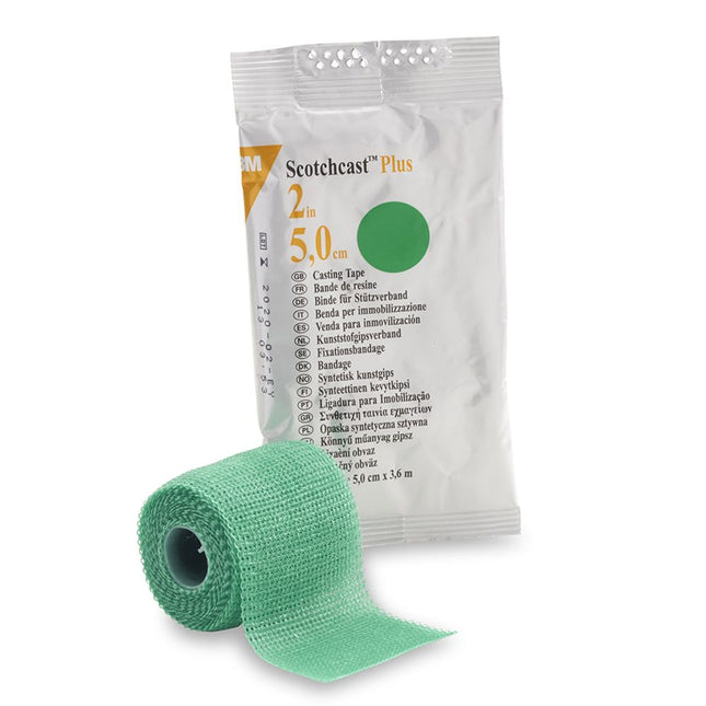 3M | Plus Casting Tape, 2" x 4 yds, Green | 82002G-10