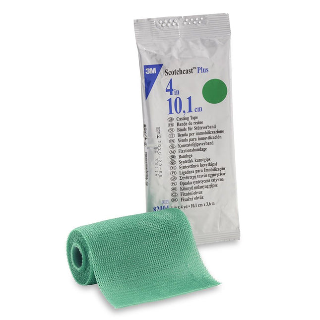 3M | Plus Casting Tape, 4" x 4 yds, Green | 82004G-bx