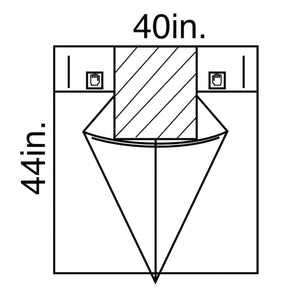 Obstetrics / Gynecology Drape Under Buttocks Drape 40 W X 44 L Inch Sterile 89414