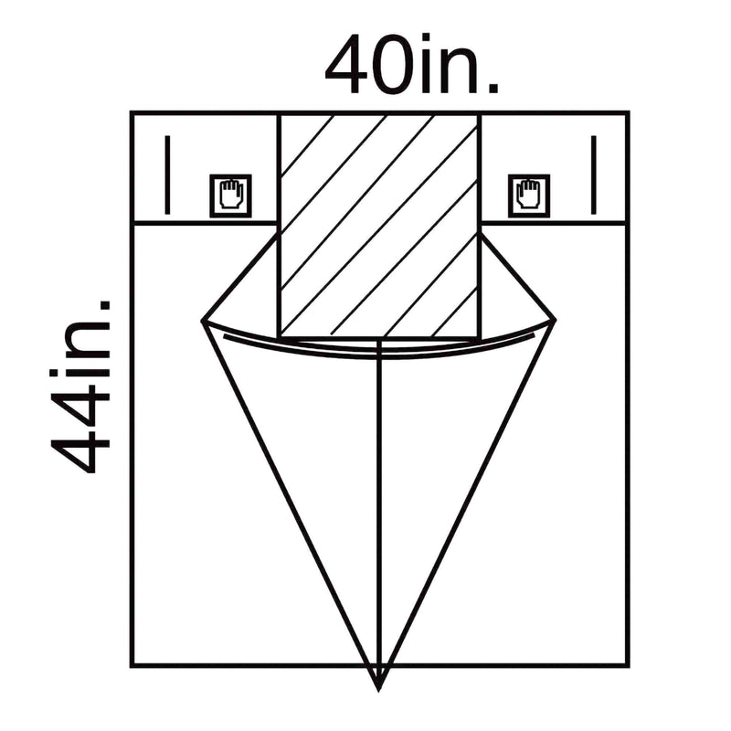 Obstetrics / Gynecology Drape Under Buttocks Drape 40 W X 44 L Inch Sterile 89414