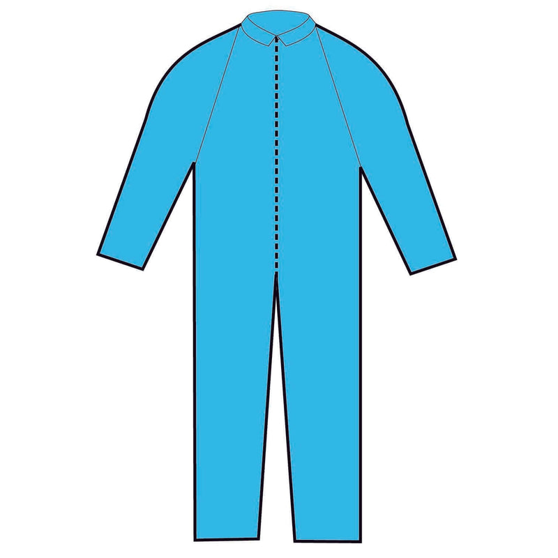 Coverall Blue Disposable NonSterile 75631