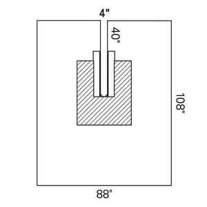 Surgical Drape Orthoarts® U-Drape 88 W X 108 L Inch Sterile 89347