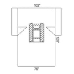 Abdominal Drape Laparoscopic / Cholecystectomy Drape 102 W X 72 W X 120 L Inch Sterile 89225