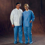 Lab Jacket White Large Hip Length Disposable 10071