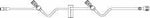 IV Extension Set Safsite 35 Inch Tubing 473017