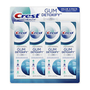 Crest Gum Detoxify Deep Clean Toothpaste, 4 ct. 267234