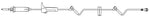 Primary IV Administration Set BBraun Gravity 2 Ports 15 Drops / mL Drip Rate Without Filter 97 Inch Tubing Solution NF1150-50