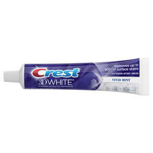 Crest 3D White Ultra Teeth Whitening Toothpaste, Vivid Mint, 5 pk./5.2 oz. 289273
