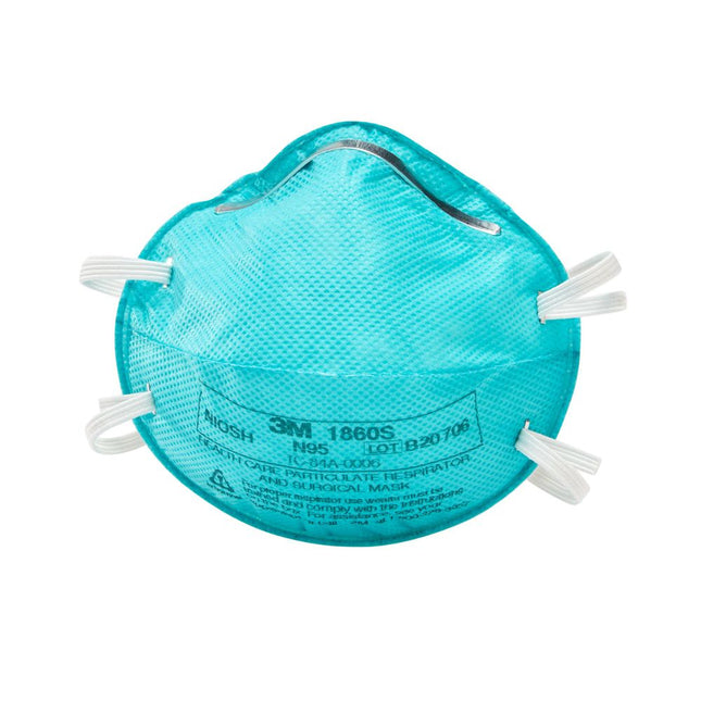 3M | 3M 1860s n95 mask Particulate Respirator Mask Cone Molded, Small | 1860S-20