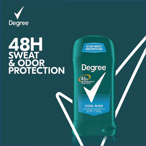 Men Antiperspirant Deodorant 48-Hour Odor Protection Cool Rush Mens Deodorant Stick 2.7 oz, Pack of 6" 311825-6