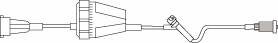 IV Extension Set SafeLine* 18 Inch Tubing Without Filter NF5300