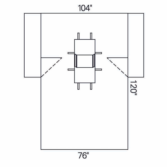 O&M Halyard Inc | Abdominal Drape Laparoscopic / Cholecystectomy Drape 104 W X 76 W X 120 L Inch Sterile | 89229