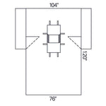 Abdominal Drape Laparoscopic / Cholecystectomy Drape 104 W X 76 W X 120 L Inch Sterile 89229
