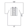Abdominal Drape Laparotomy Drape 100 W X 72 W X 124 L Inch Sterile