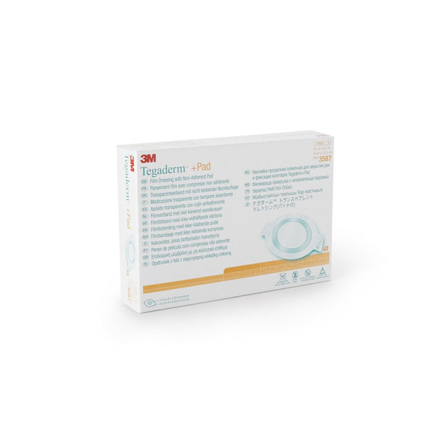 3M | Transparent Dressing, 3½" x 4 1/8", Pad Size 1¾" x 2 3/8" | 3587-25