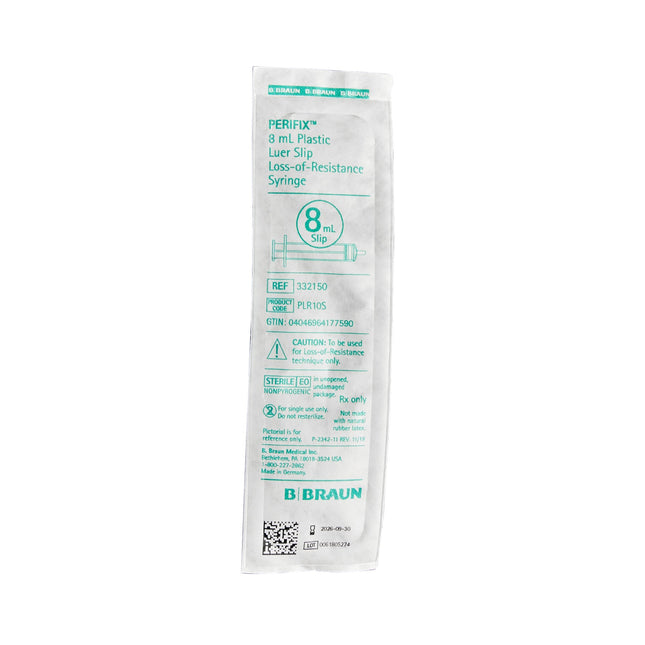 B. Braun Medical | LOR Syringe Perifix 8 mL Luer Slip Tip Without Safety | 332150-50