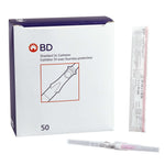 BD Insyte Autoguard 20G 1.16" Retracting Safety Needle IV Catheter with Stabilizing Wings 381434-BX