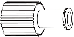 Luer Cap Plastic Male and Female Adapters Blue Sterile B2000B-100