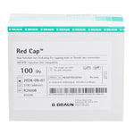 BBraun Luer Replacement Cap Red Cap R2000B-1