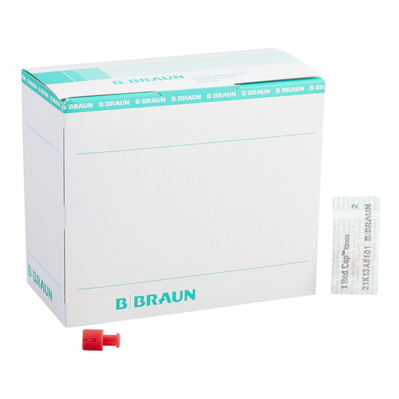 BBraun Luer Replacement Cap Red Cap R2000B-1