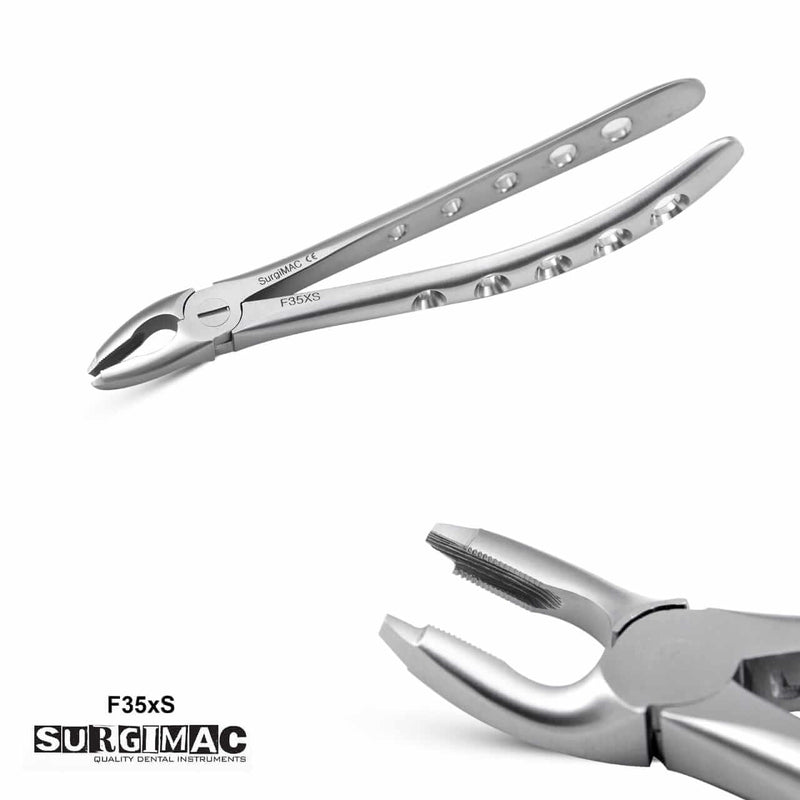 SurgiMac #35 Extracting Forceps, Stainless Steel, Air Series, 1/Pk F35XS