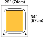 Surgical Drape Pouch, 30" x 35", Incise 16" x 20" 6659-5