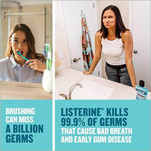 Listerine Cool Mint Antiseptic Mouthwash, Bad Breath & Plaque Oral Care, 500 mL 20506-1.1