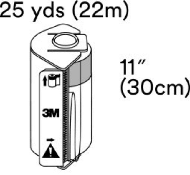 3M | Roll Prep Drape & Dispenser, 25 yds & 1 dispenser | 1000DISP