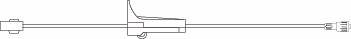 IV Extension Set Standard Bore 30 Inch Tubing Without Filter V5484