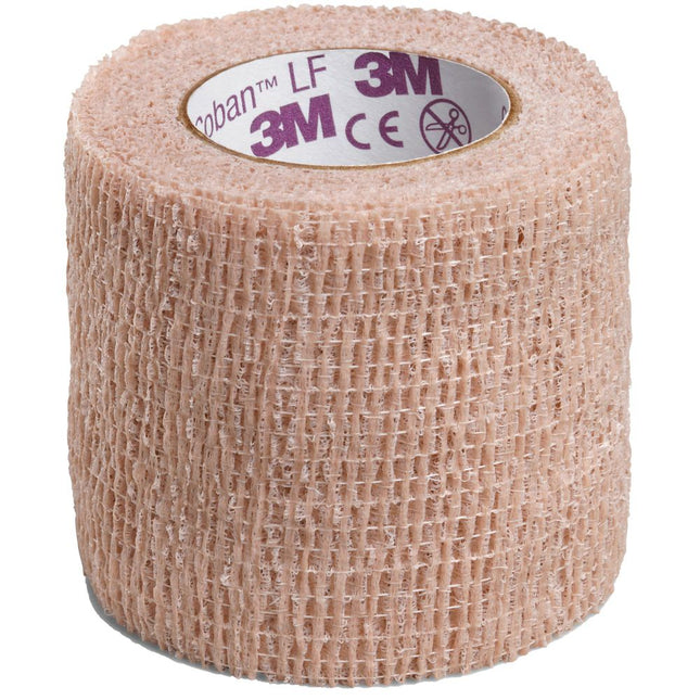 3M | Self-Adherent Wrap, 2" x 5 yds, Latex Free (LF), Tan, Non-Sterile | 2082-36