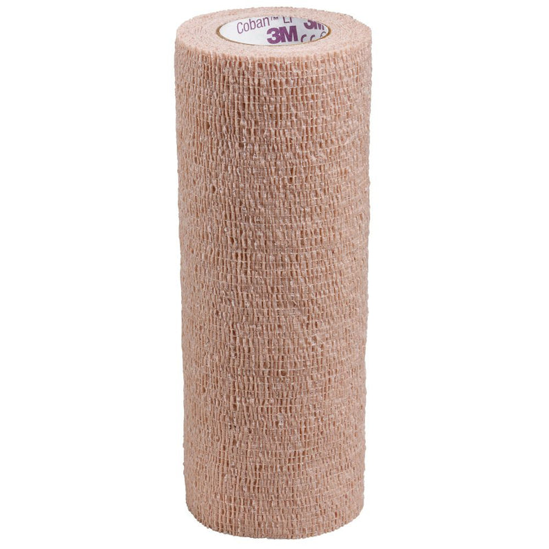 Cohesive Bandage 3M™ Coban LF 6 Inch X 5 Yard Self-Adherent Closure Tan 2086-12