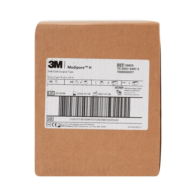 3M | Cloth Surgical Tape (short roll), 2" x 2 yds | 2862S-48