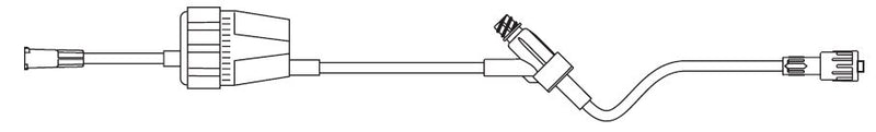 IV Extension Set Needle-Free Port 18 Inch Tubing US5300