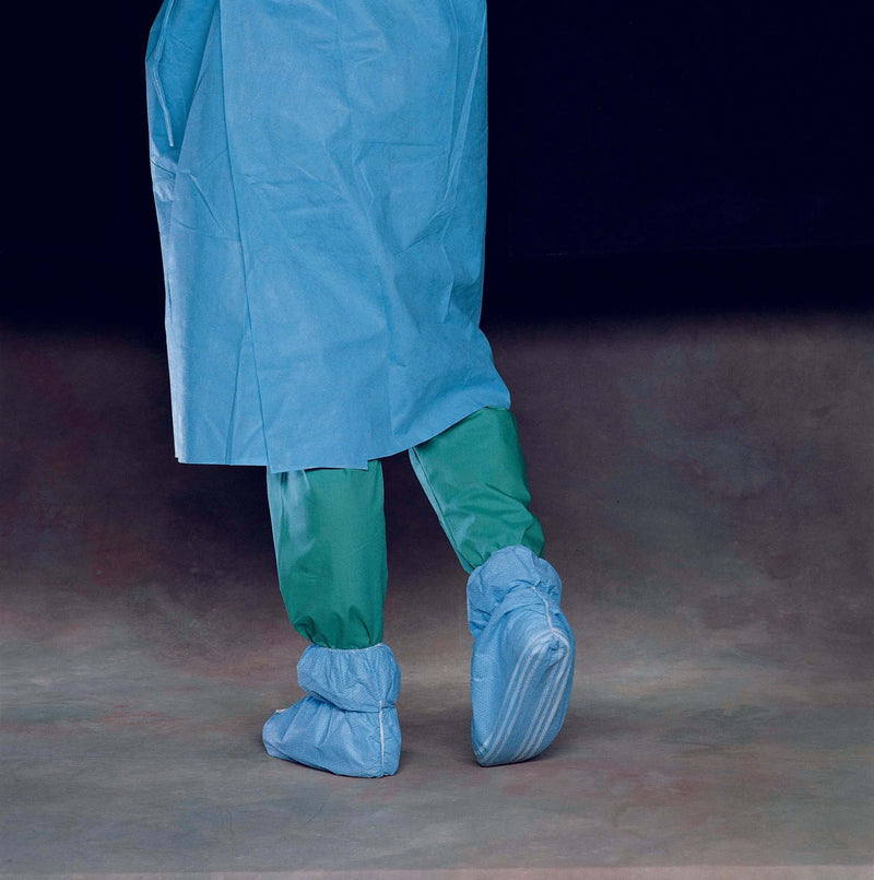Shoe Cover Ankle Guard® Ankle High Nonskid Sole Blue NonSterile 69353-90