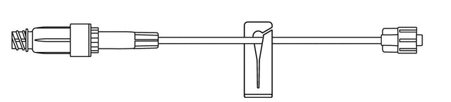 B. Braun Medical | IV Extension Set UltraSite Needle-Free Port Small Bore 8 Inch Tubing Without Filter | 473448-100