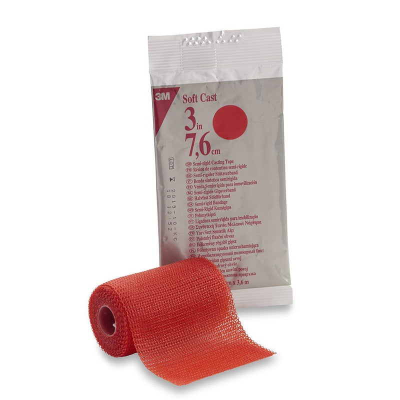 Soft Casting Tape, Red, 3
