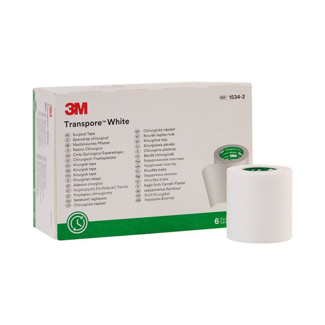 3M | White Dressing Tape, 2" x 10 yds | 1534-2-6