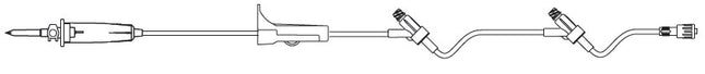 B. Braun Medical | IV Pump Set UltraSite Gravity / Pump 2 Ports 60 Drops / mL Drip Rate Without Filter 84 Inch Tubing Solution | 352379A