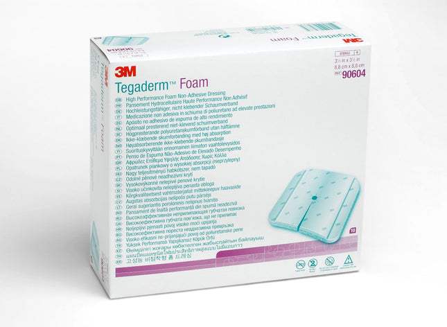 3M | Non-Adhesive Foam Dressing, 3½" x 3½" | 90604-40