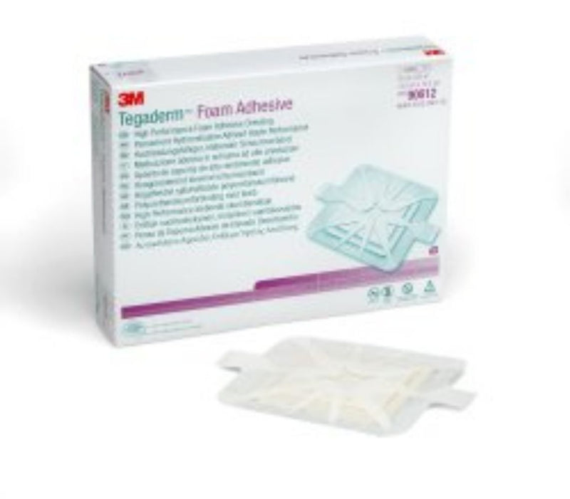 Foam Adhesive Dressing, 4” x 4”, Square 90612-10