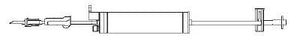 Burette IV Administration Set BBraun Gravity 1 Port Without Filter 20 Inch Tubing Solution 375112